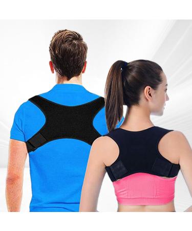 Back Brace Posture Corrector | Breathable & Soft Upper Back Support Back Support Shoulder Brace with Adjustable Fit for Daily Comfort - Buy Online on SooperMarket.com