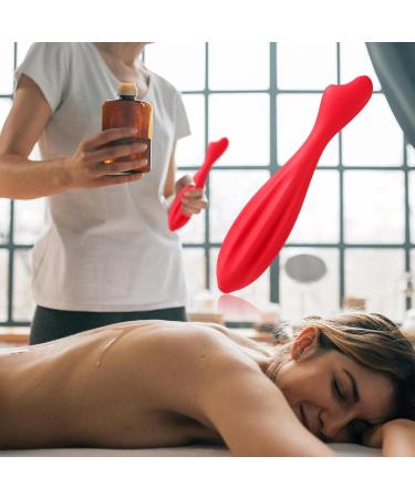 Buy Silicone Facial Roller - Rose Red Face Massage Tool for Women's Skin Care | International Shipping Available - Buy Online on SooperMarket.com
