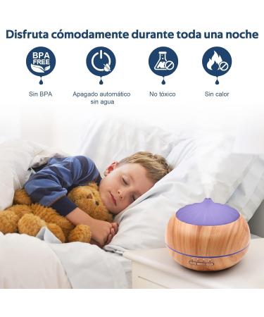 Moisturnt Aroma Diffuser - 500ml Ultrasonic Humidifier with Aroma Oil Set | 7-Color LED Aromatherapy for Home Office & Bedroom - Buy Online on SooperMarket.com
