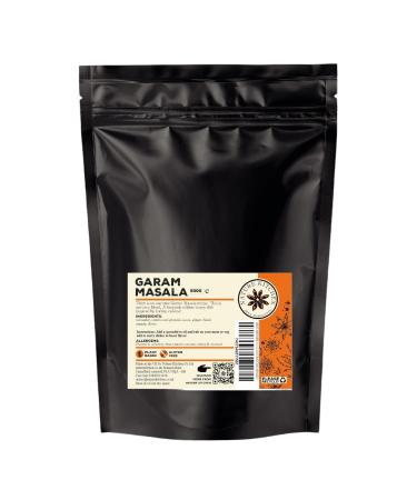 Nature Kitchen Garam Masala (Mild) 500G Large Bag Of Seasoning Spices And Herbs. Gluten-Free and Vegan Everyday Cooking Blends For Marinades Sauces Frying Baking Or Grilling