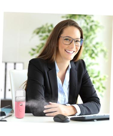CIYODO 1pc Air Moistener USB Facial Mister Spa Face Humidifier Handheld Face Steamer Aromatherapy 14.5*4cm Pink - Buy Online on SooperMarket.com