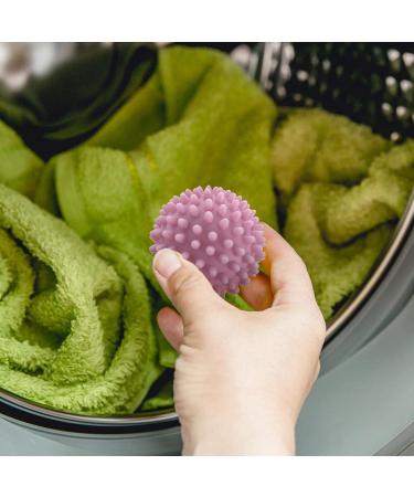 Virtcooy Laundry Balls for Tumble Dryer | Magic Washing - Reusable Wash Fabric Softener Reducing Static Electricity Soft Dry Clothes with Less Wrinkles Pink - Buy Online on SooperMarket.com