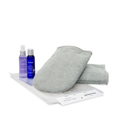 Therabath Hand ComforKit for Paraffin Wax Bath Arthritis and Skin Therapy Includes 2 Insulated Mitts 100 Liners 4 oz. Pre-Treatment Spray and Intensive Hydrating Cream Home and Spa Made in USA