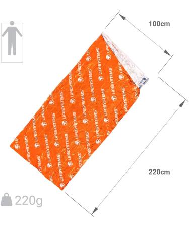 Shop Lifesystems Emergency Heat Bag - Silver Foil Survival Gear for Hiking & Mountaineering | International Shipping Available - Buy Online on SooperMarket.com