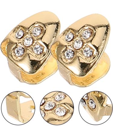 Didiseaon 2pcs Gold Decor Grills Grill Teeth Hip-hop Supplies Props Clothing Men and Women The Cross - Buy Online on SooperMarket.com