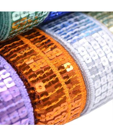 Lauthen.S 20 Yards Silver Paillette Sequins Trim - DIY Craft Sewing Embellishment - 1 Inch x 20 Yards - Buy Online on SooperMarket.com