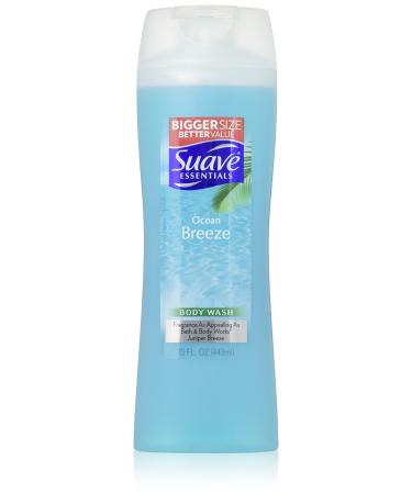 Suave Essentials Body Wash Ocean Breeze 15 oz Ocean Breeze 15 Fl Oz (Pack of 1)