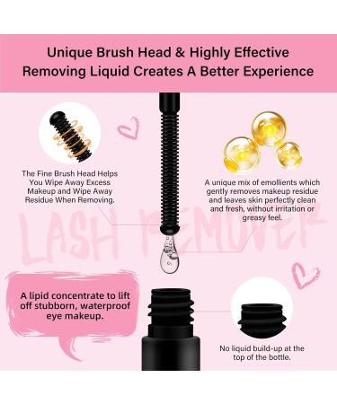 Pro Cluster Eyelash Glue Remover 10ml - Gentle Oil Makeup Cleaner for DIY Eyelash Extensions & Easy Removal - Buy Online on SooperMarket.com