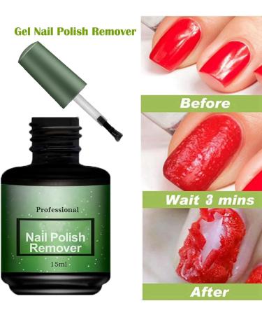 Gel Nail Polish Remover Effective Gel Polish Remover Easily Quickly Soak off Gel Polish in 2-5 Minutes No Need for Foil Soaking or Wrapping Don't Hurt Your Nails (15ml+Cuticle Pusher) Repair Gel - Buy Online on SooperMarket.com