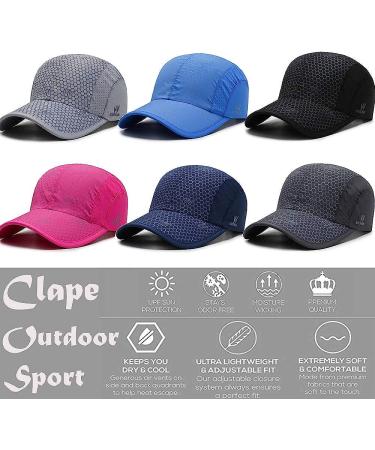 CLAPE Outdoor Sun Visor Hat UPF50+ Lightweight Waterproof Breathable Baseball Cap - Cp08 Light Gray - Buy Online on SooperMarket.com