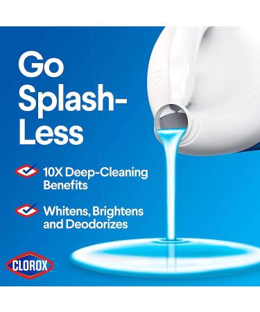 Clorox Splash-Less Disinfecting Bleach Regular - 77oz Bottle - Buy Online on SooperMarket.com