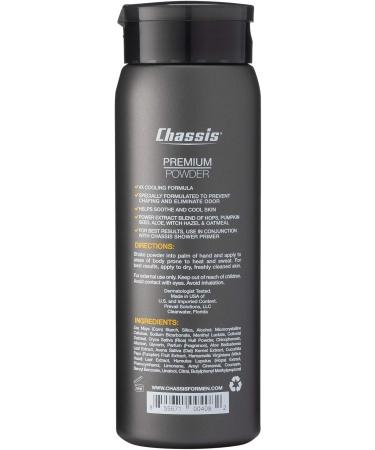 Chassis Man Care Premium Powder Ice 4 oz - Refreshing Body Powder for Men - Buy Online on SooperMarket.com