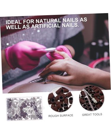 Gogogmee 1 Box Boxed Manicure Circle Portable Nail Drill Nail Sanding Ring Faux Nails Girl Manicure Sand Rings Nail Sand Circle Nail Accessories Nail Polishing Band Resin Abrasive Cloth - Buy Online on SooperMarket.com