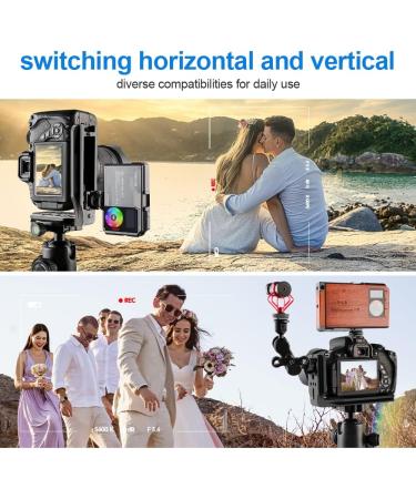DSLR Camera L Bracket Quick Release Plate | Compatible with Canon Nikon Sony DJI | Vertical Horizontal Switching | Tripod Monopod Stabilizer Plate - Buy Online on SooperMarket.com