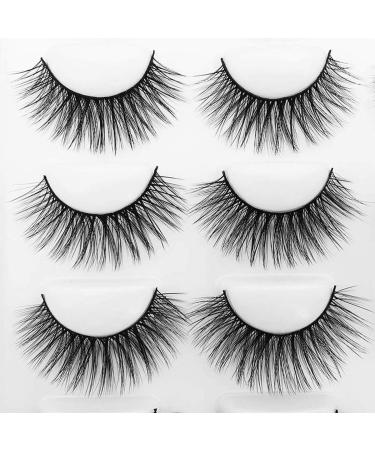 10 Pairs 3D Mink Lashes - Natural & Dramatic Volume Fake Eyelashes | Silk Handmade Extensions for Stunning Makeup - Buy Online on SooperMarket.com
