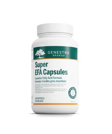 Genestra Brands - Super EFA Capsules - Essential Fatty Acid Formula - 120 Softgel Capsules