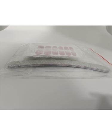 22 Sheets Pure Color Shine Flower Nail Polish Stickers with File - Nail Art Decals for Women & Girls - Buy Online on SooperMarket.com