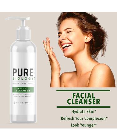 Gentle Face Cleanser for Women and Men | Refreshing Foaming Face Wash for Oily Skin with Hyaluronic Acid and Essential Oils - Buy Online on SooperMarket.com