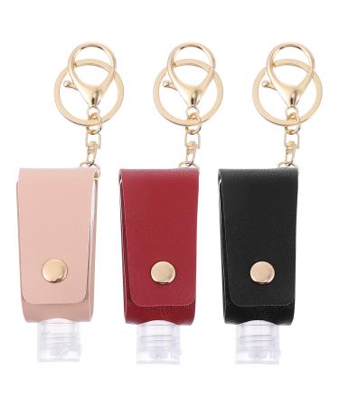 minkissy 3 Sets Hand Sanitizer Pendant Pp Bags Travel Hand Sanitizer Bottle