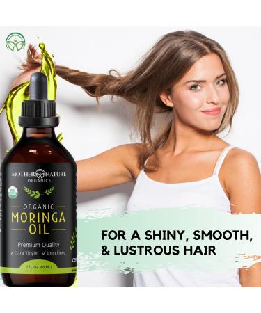 Moringa Oil - USDA Organic 100% Pure & Cold Pressed | Natural Moisturizer for Skin Face Hair | Gluten Free Non-GMO & Vegan (2oz - Buy Online on SooperMarket.com