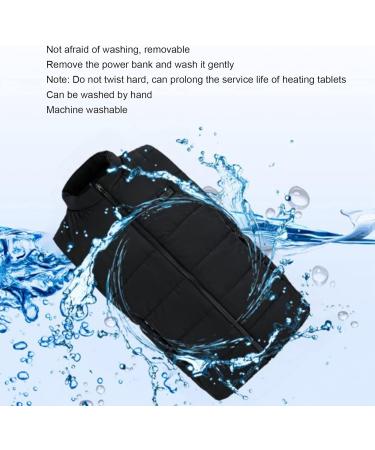 HEEPDD Electric Heated Vest - 2 Control Buttons 8 Heat Zones USB Heating Vest for Home (XL) | Shop Internationally - Buy Online on SooperMarket.com