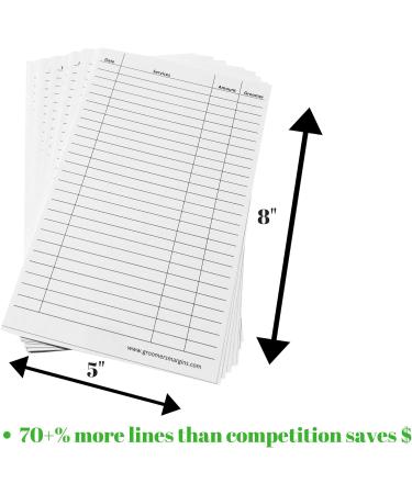Pet Dog Cat Grooming Customer Clip Cards (100 Pack Thick 8 X 5 inch Professional Profile Kennel Record Care Service Card) - Buy Online on SooperMarket.com
