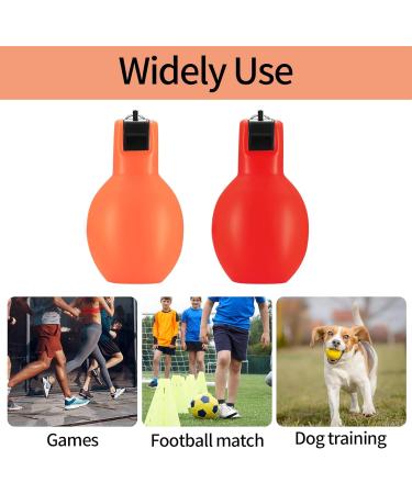Zhujiehigh 2-Piece Hygienic Hand Whistle Set - Sports Referee Dog Training & Coaching Accessories | Trill Whistles for Coaches & Teachers - Buy Online on SooperMarket.com