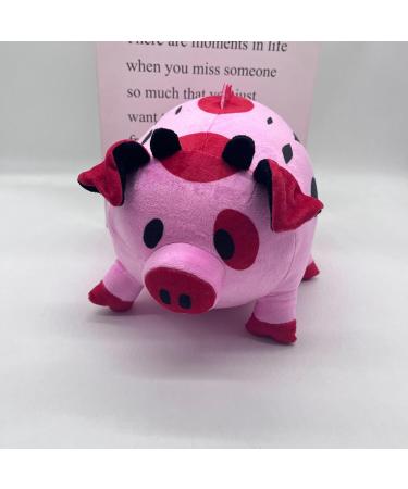 Hazbin Hotel Fat Pig Plush Toy - Helluva Boss Chibi Figure for Sofa Couch Decor - 18 cm Kids Pink - Buy Online on SooperMarket.com