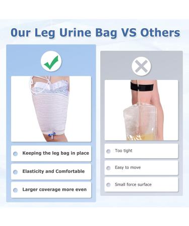 CARER SPARK Washable & Reusable Catheter Leg Bag with Holder - 1pcs - Buy Online on SooperMarket.com
