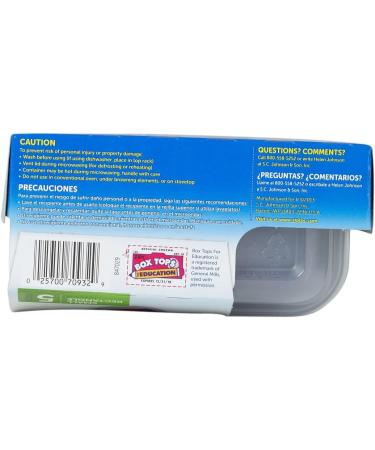 Ziploc One Press Seal Small Rectangle Container - Pack of 5 - Buy Online on SooperMarket.com