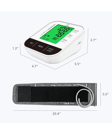 Comfier Arm Blood Pressure Monitor with Irregular Heartbeat Detection - Large LCD Display, Voice Broadcast, Dual User Modes - Home BP Tester with Carry Case - Buy Online on SooperMarket.com