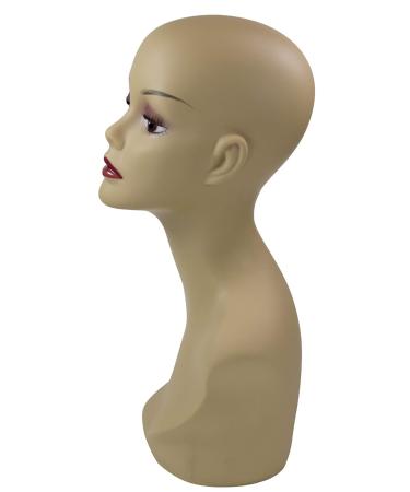 High-Quality Deco Head Wig Stand - Natural Complexion PQ5 for Easy Styling | International Shipping - Buy Online on SooperMarket.com
