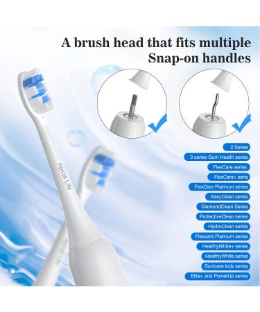 10 Pack of Compatible Soft Electric Toothbrush Heads for Philips Sonicare C1 C2 C3 G2 W2 G3 W3 A3 4100 5100 6100 - SoftCare HealthyWhite | 10 Counts - Buy Online on SooperMarket.com