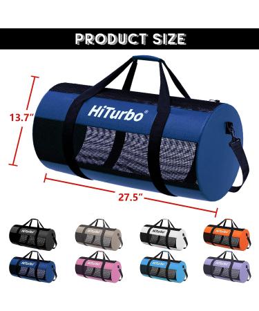 Hiturbo Mesh Duffel Bag for Scuba, Surfing, and Snorkeling - Navy - Buy Online on SooperMarket.com