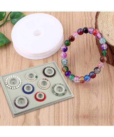 Bracelet Design Board - Flocked Bead Board for Jewelry Making | DIY Craft Tool - Buy Online on SooperMarket.com