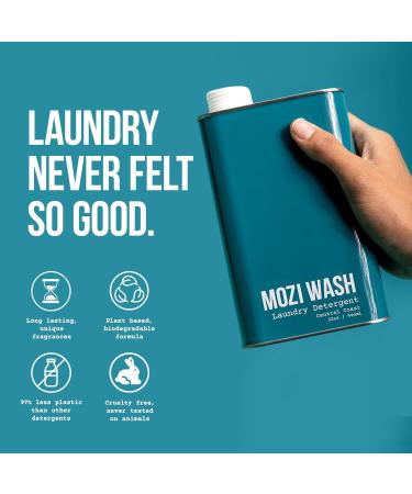 Eco-Friendly Laundry Detergent Liquid - 50+ Loads Plant-Based Cruelty-Free 32 oz Recyclable Bottle - Buy Online on SooperMarket.com