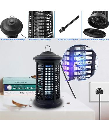 4200V Electric Bug Zapper Indoor/Outdoor - High Powered Mosquito Killer, Waterproof Fly Trap Lamp - for Home, Garden, Backyard, Camping - Buy Online on SooperMarket.com