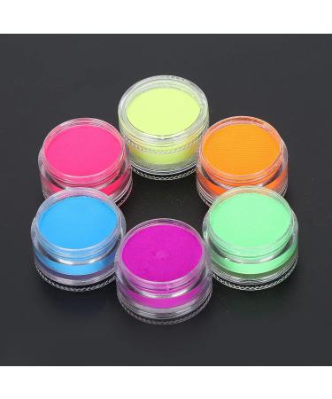 8pcs UV Body Paint Kit - Glow in the Dark Makeup Set for Halloween & Black Light Body Painting - Buy Online on SooperMarket.com