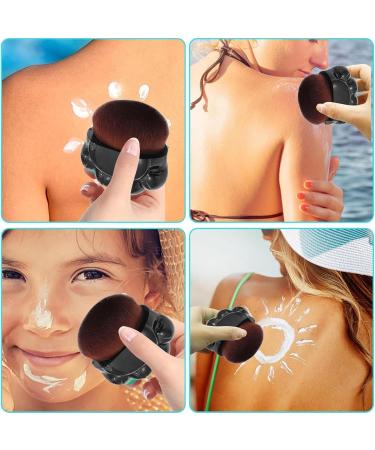 Sunscreen Applicator For Kids | Portable Sun Lotion Applicator Ergonomic Sunblock Brush For Summer Sunblock Buddy Brush Set Cute Sun Cream Brush For Boys Girls Black - Buy Online on SooperMarket.com