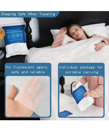 OTITYAN 2 Pack Disposable Travel Bedding Set - Ideal for Hotel, Business Trip & Hospital - Includes Sheets, Quilt Cover & Pillowcase - Buy Online on SooperMarket.com