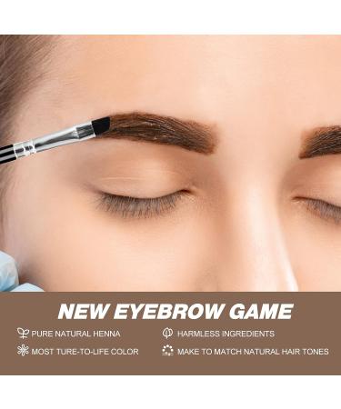 Simpout Henna Eyebrow Tint Kit - Dark Brown | Natural, Instant DIY Brow Coloring at Home and Salon - Buy Online on SooperMarket.com