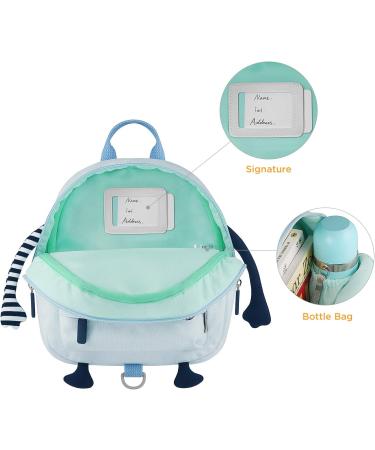 GAGAKU Mini Toddler Backpack for Boys 2-5 Years | Anti-Lost Preschool Backpack with Leash in Blue - Buy Online on SooperMarket.com