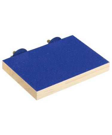 Patikil bird barsch stand platform wood stand playground paw grinding clean for small bird parrot love bird parliament sittich wave sittich cage accessories blue