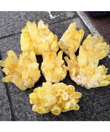Natural Citrine Cluster Reiki Feng Shui Home Decoration Crystal Gift FZUGEDRLI (Size : 300g) - Buy Online on SooperMarket.com