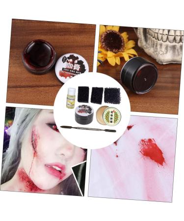 Mikinona Halloween Makeup Wax Kit | Special Effects Skin Wax for Professional Face Painting & Zombie Makeup - Buy Online on SooperMarket.com