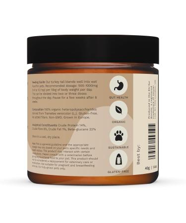 Boosie Organic Adaptogenic Powder for Dogs and Cats - Supports Gut Health and Promotes Diverse Microbiome - Turkey Tail Mushroom - 100% Natural without Additives or Preservatives - Pet Nutrition - Buy Online on SooperMarket.com