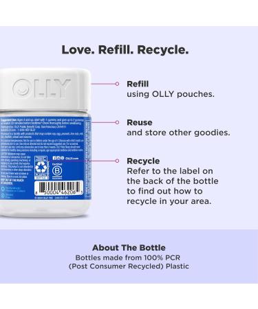 OLLY Kids Sleep Gummy, Occasional Sleep Support, 0.5mg Melatonin, L Theanine, Chamomile, and Lemon Balm Extracts, Childrens Chewable Supplement, Raspberry Flavor - 70 Count - Buy Online on SooperMarket.com