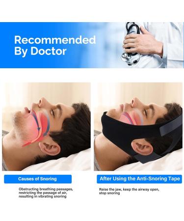 Adjustable Anti-Snoring Chin Strap - Stop Snoring Solution for Women and Men - Buy Online on SooperMarket.com