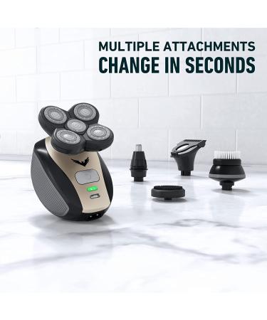 FlexSeries Electric Head Hair Shaver by Freedom Grooming - Cordless Wet/Dry Razor for Men - Buy Online on SooperMarket.com