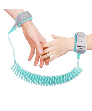 Reflective Anti Lost Wrist Link, Toddler Safety Leash with Key Lock, Safety Wrist Leash for Toddlers, Babies & Kids 8.2 feet